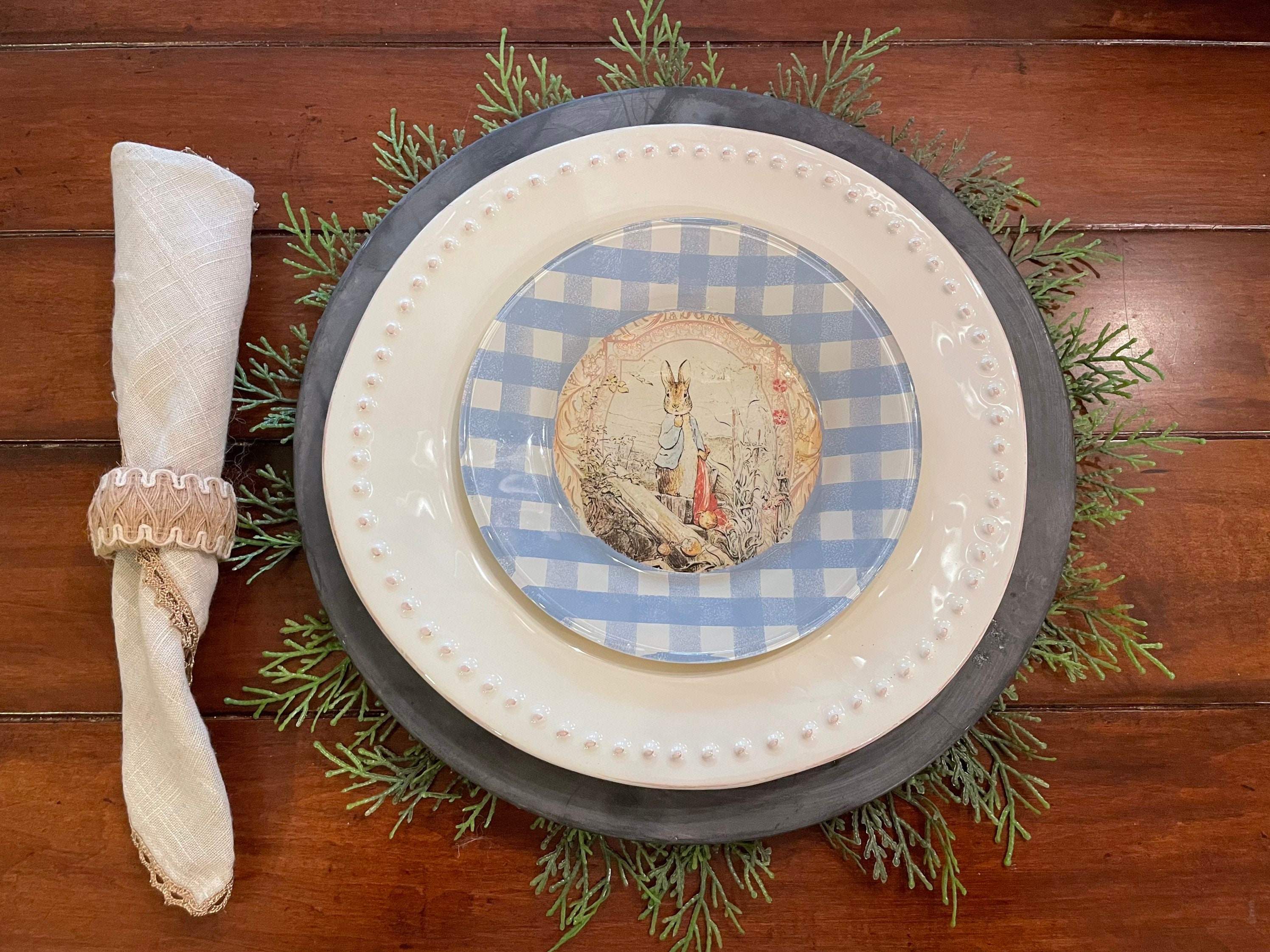 New Beatrix Potter❤️Peter Rabbit❤️Dinner Plates❤️Set of sales 4
