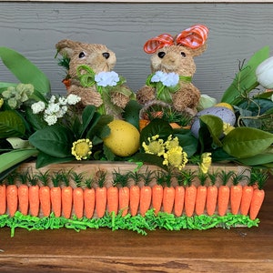 Spring Table Arrangement, Easter Table Arrangement, Sisal Bunny Floral,  Bunny Table Arrangement, Easter Arrangement, Spring Arrangement