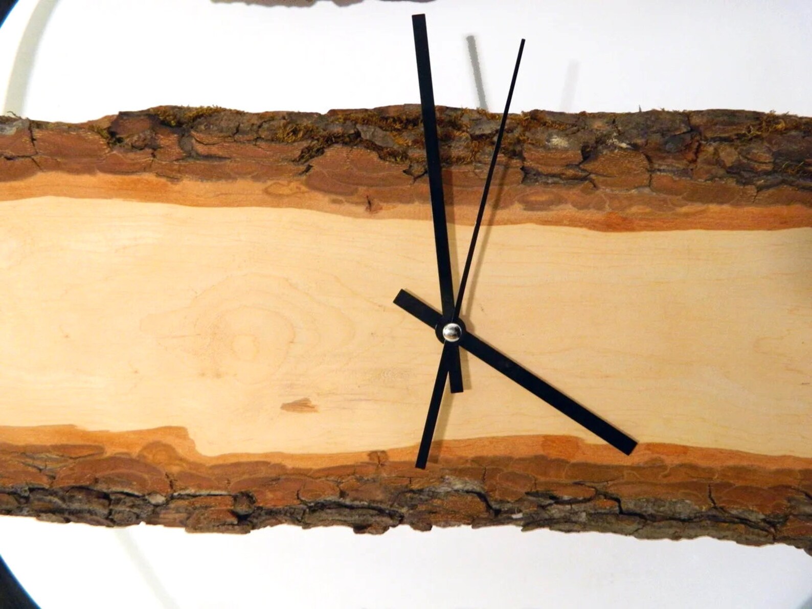 Wooden Wall Clock Rustic Wood Wall Clock Tree Slice Clock Etsy