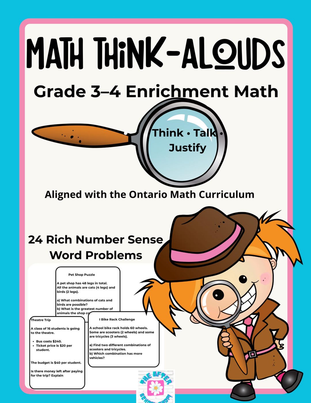 Grade 3 Math Rich Word Problems 24 Number Sense Challenges for ...