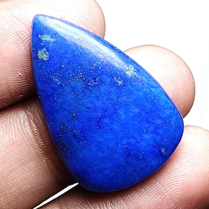 Cabochon di lapislazzuli naturale, pietra preziosa di lapislazzuli, pietra preziosa sfusa, pietra preziosa a forma di pera, pietra preziosa di lapislazzuli lucidata per la creazione di gioielli