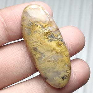 Cabujón de ágata dendrita natural, piedra preciosa de ágata dendrita, piedra preciosa suelta, piedra preciosa ovalada, piedra preciosa de ágata dendrita pulida para joyería.