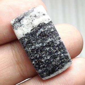 Cabochon di diaspro zebra naturale, pietra preziosa di diaspro zebra, pietra preziosa sciolta, pietra preziosa a forma di baguette, pietra preziosa di diaspro zebra lucida per gioielli