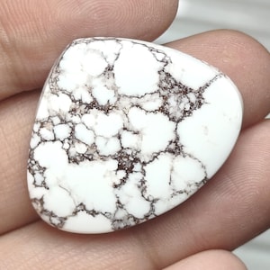 Natural Wild Horse Cabochon, Wild Horse Gemstone, Loose Gemstone, Pear Shape Gemstone, Polished Gemstone For Jewelry, Wild Horse Pendant