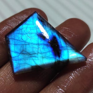 Labradorit Für Anhänger Schmuck, Blauer Labradorit Kristall, Labradorit Mineralien Cabochon, Labradorit Edelstein, Labradorit Halskette