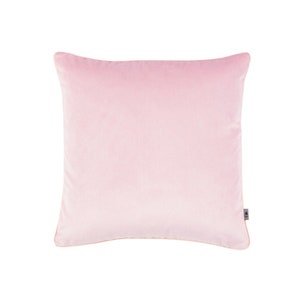 Velvet cushion cover, light pink cushion cover, smooth  cover pillowcase, square, double-sided case pillows, glam velvet