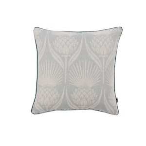 Duck egg cushion cover, sofa decorative pillowcase,piped cushion cover, duck egg velvet back, decorative pillows,pillowcase,45x45 cm