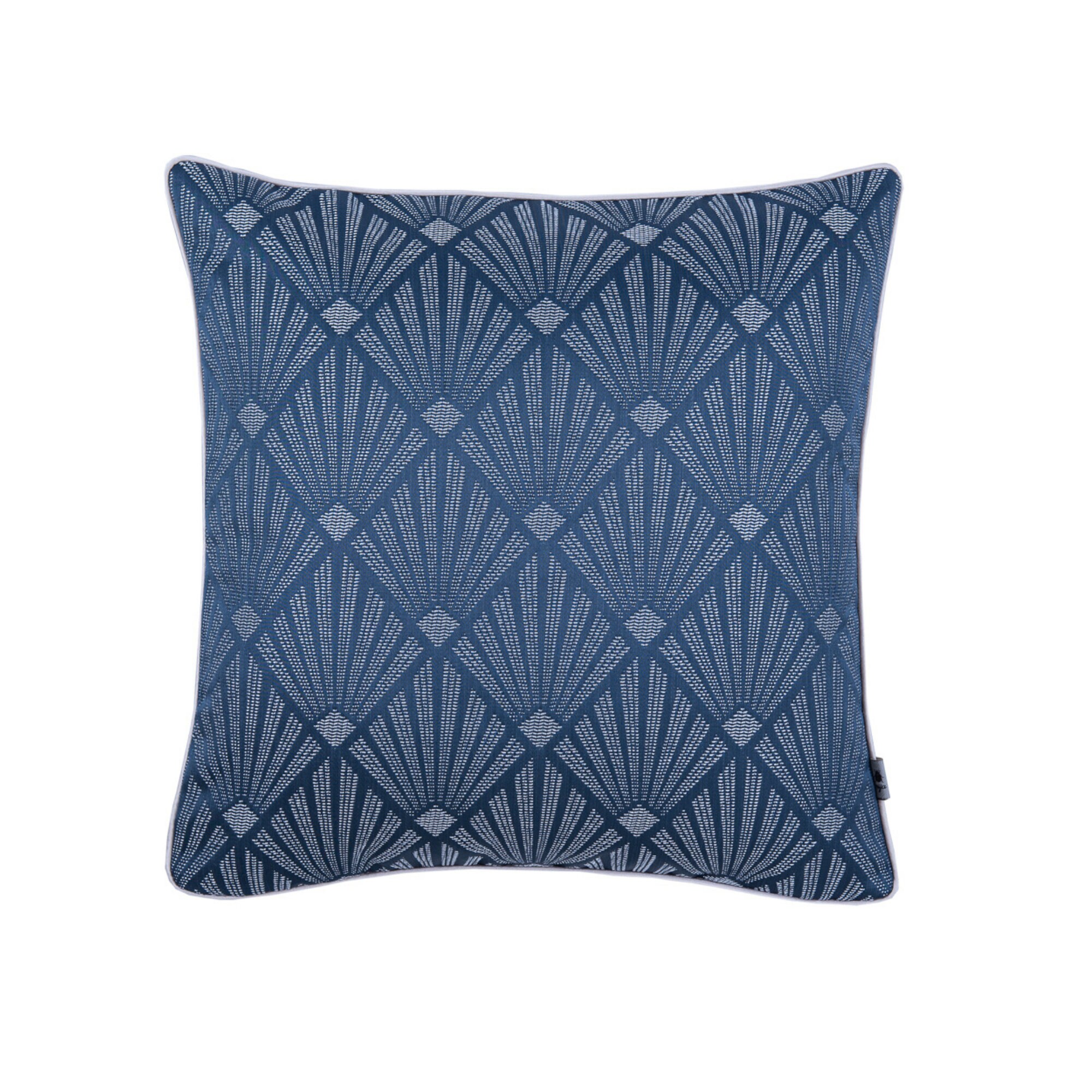 Artdeco Cushion Cover Navy Blue Pillowcase Square Cushion Etsy