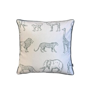 Style cushion cover,animals pillowcase,safari pillow,exotic cushion cover,terrace pillows,45cmx45 cm Piped Cushion Cover,Double Sided Cotton