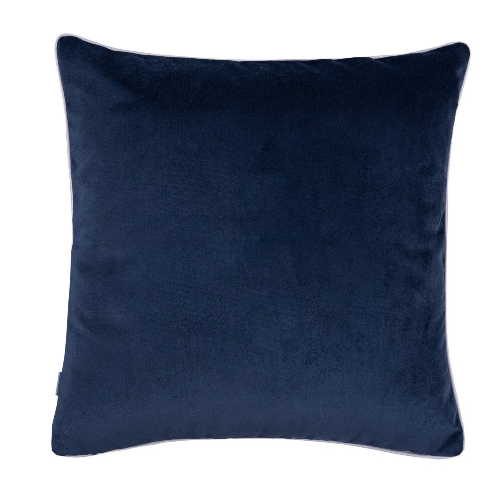 Artdeco Cushion Cover Navy Blue Pillowcase Square Cushion Etsy