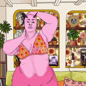 Satyr at home