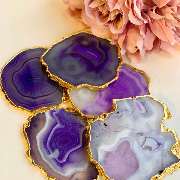 Agate Coaster Etsy UK