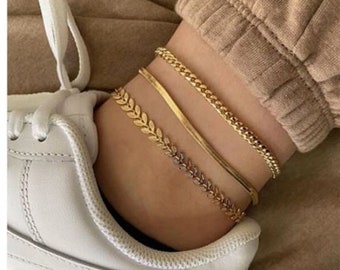 NEW BOHO FESTIVAL BUTTERFLY GOLD TONE LINK ANKLET ANKLE CHAIN COLOURS UK SELLER NEW BOHO FESTIVAL BUTTERFLY GOLD TONE LINK ANKLET ANKLE CHAIN COLOURS UK SELLER