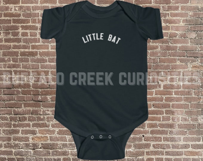 Little Bat Halloween October Baby Spooky Baby Infant Fine Jersey Creeper Bodysuit