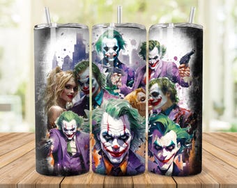 Joker DC tumbler wrap digital download png