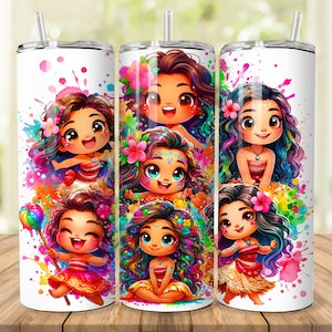 Moana 20oz Tumbler Wrap PNG