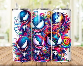Envoltura de vaso Venom de 20 oz PNG