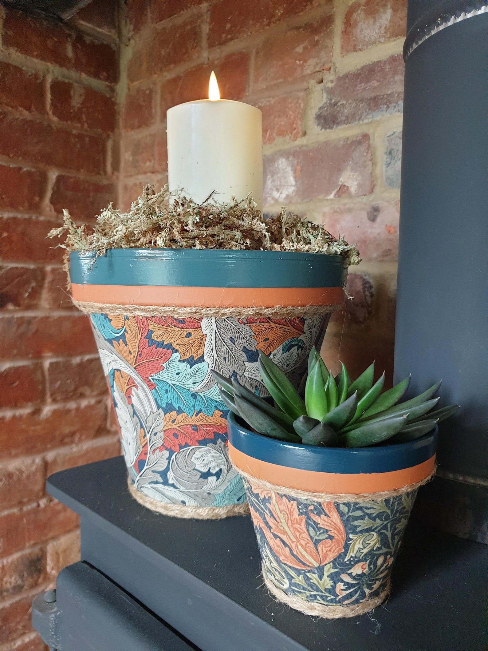 Rustic Handcrafted Terracotta Pot Small 10cm x 11cm Etsy