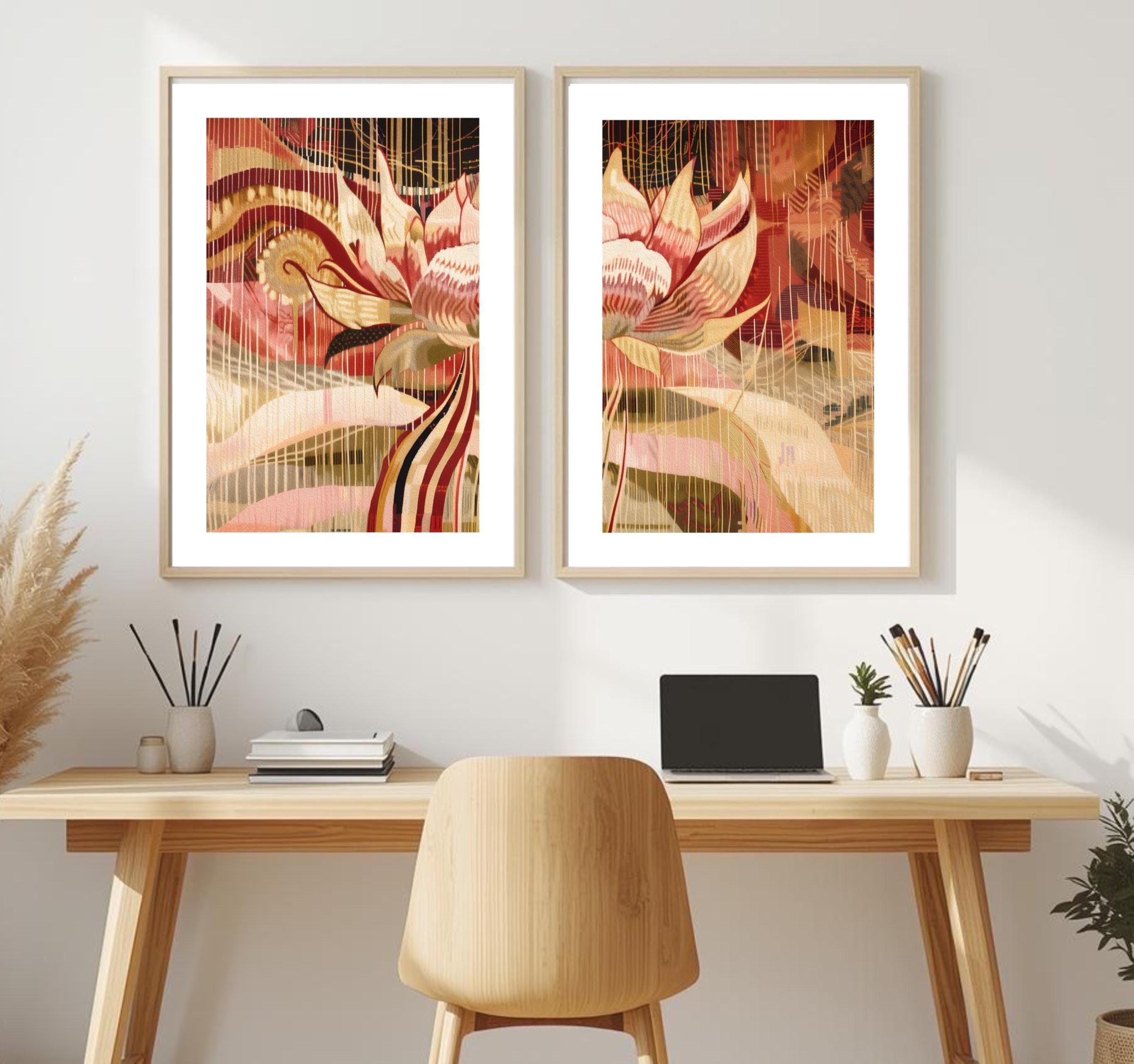 70s Woven Wall Art - Etsy