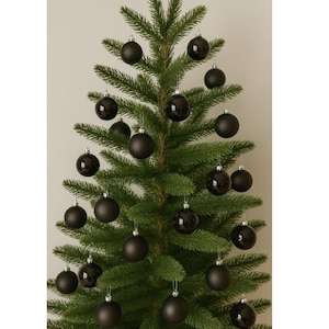 Christbaumkugeln schwarz