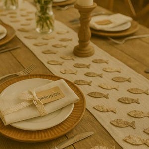 48 pcs birch fish 4 cm birch bark decoration fish scattering table decoration birch fish bark of the birch wooden fish baptism communion confirmation