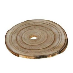2 pieces of wooden disc 20 cm round with a hole 1 cm thick, decorative coasters, crafts, wedding decorations, wooden discs, tree discs, coasters, wood disc