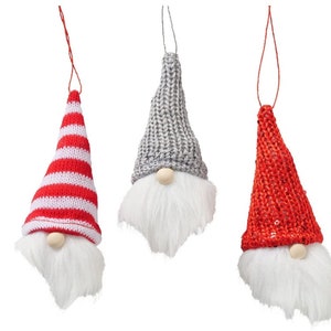 3 pcs hanging Santa Claus gnome n6207 fabric hanging Christmas decoration decorative gnome dwarves Santa Christmas tree decoration 14 cm decorative pendant