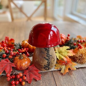 3 stuks vliegenzwammen - gelukspaddestoelen - paddenstoelen hout b581 vliegenzwam geluksbrenger decoratie gelukspaddestoelen herfstdecoratie kerstdecoratie 8 cm hoge houten paddenstoelen