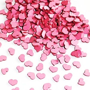 100 pcs wooden hearts old pink 1.5 cm decorative hearts wood wedding decoration scattered items table decoration wooden heart table decoration granulate scattered decoration scattered items