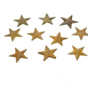 30 pcs metal stars ROST nr680 decorative stars 4 cm Christmas decoration decorative stars iron Christmas hanger crafting metal star set rust stars