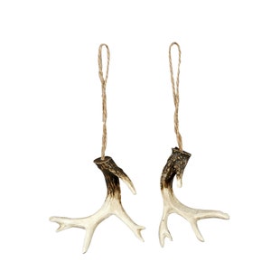 4 pcs decorative antlers psw726 autumn decoration 8 cm long natural decoration antlers deer antler hanger Christmas decoration pendant natural material decorative hanger