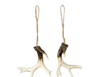 4 Decorative Antlers psw726 Autumn Decoration 8 cm Long Natural Decoration Antlers Deer Antler Hangers Christmas Decoration Pendant Natural Material Decorative Hanger