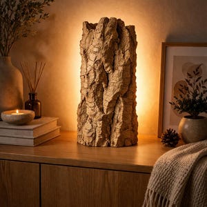 1 morceau d'écorce de liège courbée, 35-30 cm de long, 20-26 cm de large, pour la décoration, l'artisanat, objet décoratif, tronc d'arbre, morceau d'écorce, tranche de bois, écorce d'arbre, chêne-liège, pièce unique