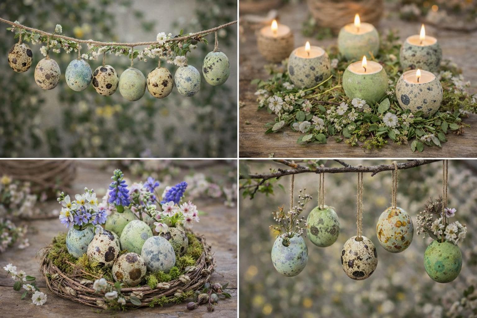 RiloStore 72 stuks kwarteleieren, natuur, roze, oudroze, roze, bruin, mix, uitgeblazen, natuurlijke decoratie, o474, landhuis, paasversiering, knutselen, kleuterschool, Pasen, decoratie, eieren