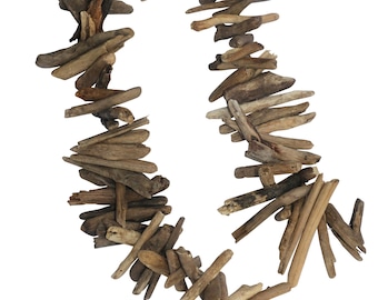 1m Girlande Treibholz Treibhölzer 100cm Driftwood maritim Mobile Deko Windspiel Klangspiel maritime Dekoration Schwemmholz