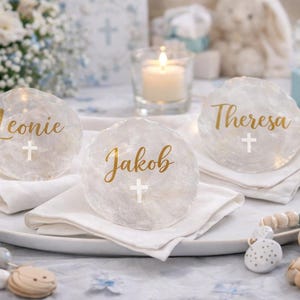 50 dischi di conchiglia Capiz, dischi di madreperla, misure miste, 6-10 cm, bianchi, decorazioni per matrimoni, decorazioni da appendere, dischi di conchiglia, conchiglie di capiz rotonde, decorazioni nautiche, decorazioni per la tavola, segnaposto