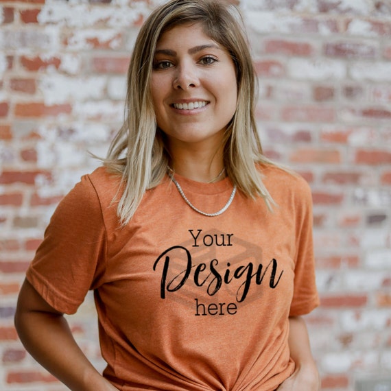bella canvas heather autumn