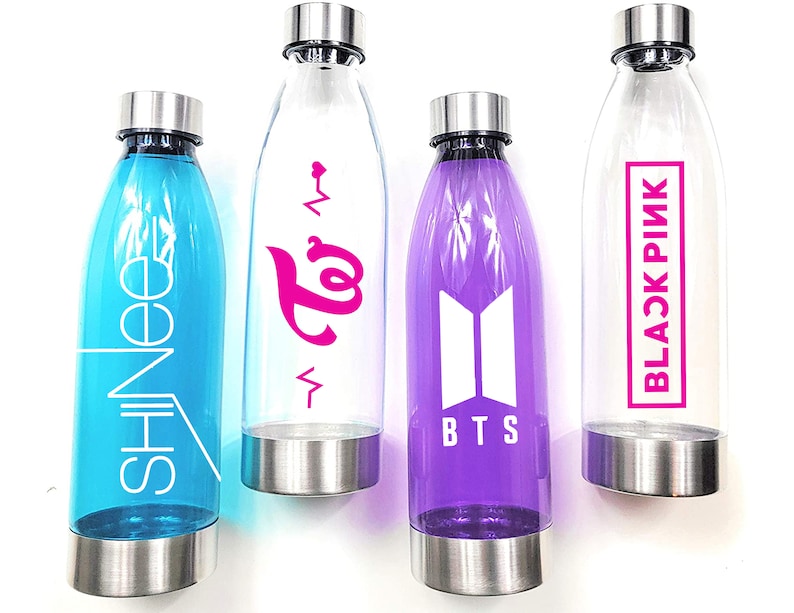 Kpop custom water bottles kpop merch kpop Shinee Exo BTS Etsy