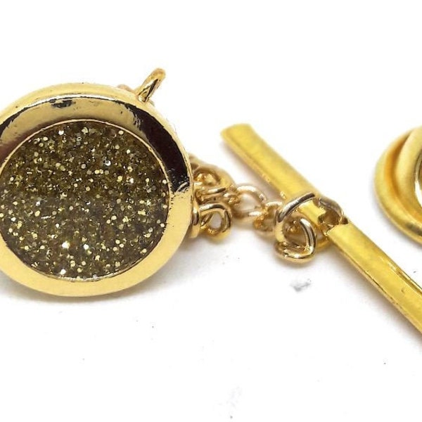 Gold Plated with Goldust Style Tie Tack