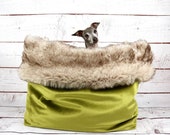 Cosy cave, Cave dog, Cave greyhound, Dog bed luxury, Dog blanket fur, Greyhound cave