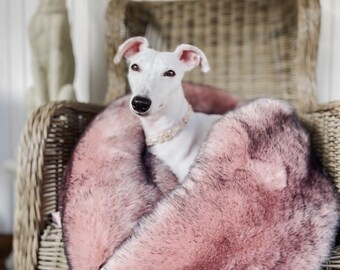 Cosy cave, Cave dog, Cave greyhound, Dog bed luxury, Dog blanket fur, Greyhound cave