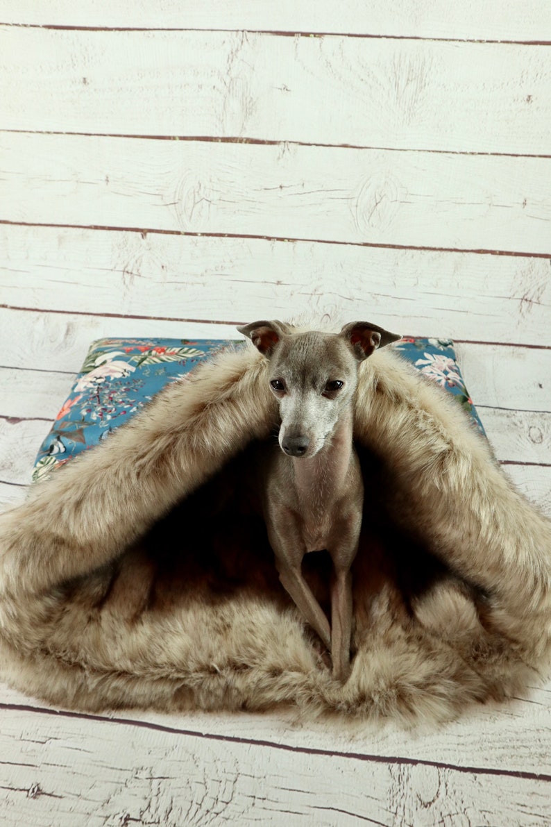 Kuschelhöhle Höhle Hund Höhle Windhund Hundebett Luxus Etsy