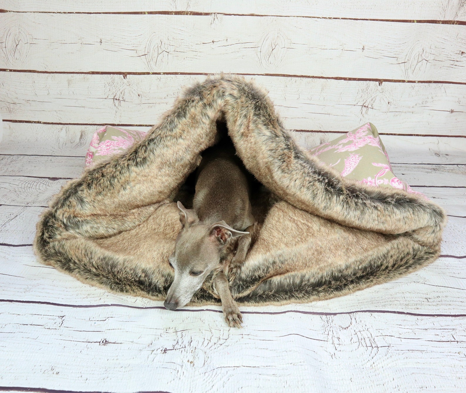 Kuschelhöhle Höhle Hund Höhle Windhund Hundebett Luxus Etsy