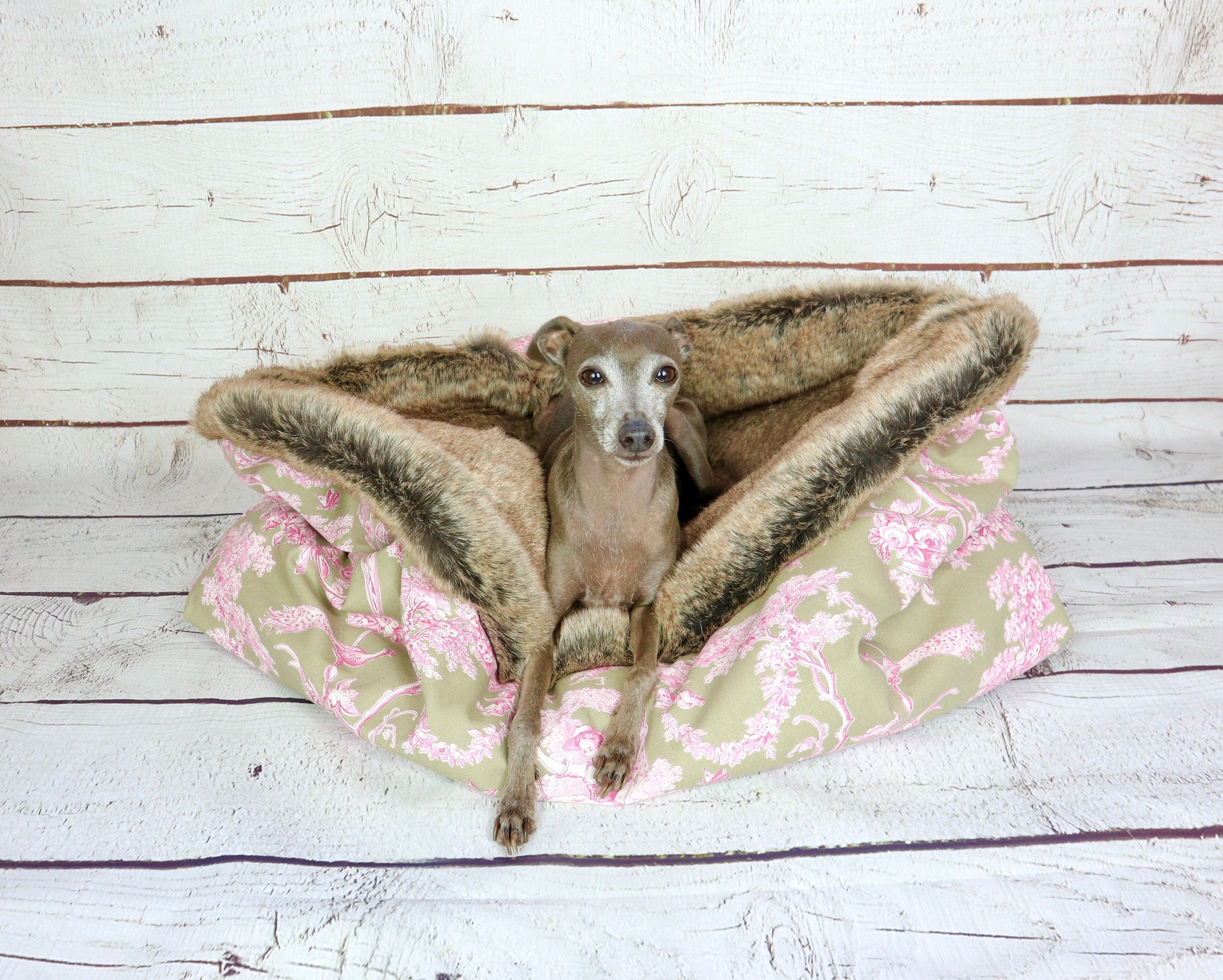 Kuschelhöhle Höhle Hund Höhle Windhund Hundebett Luxus Etsy