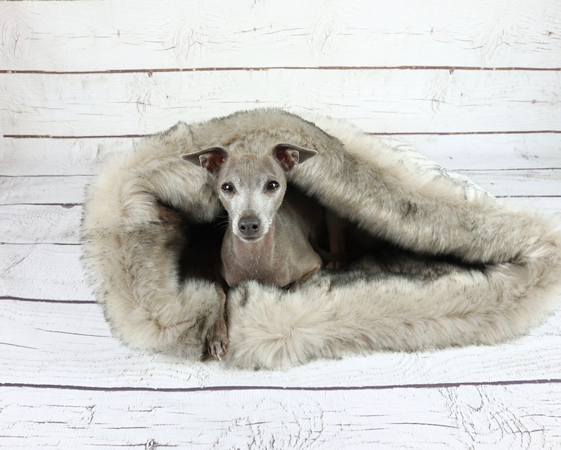 Kuschelhöhle Höhle Hund Höhle Windhund Hundebett Luxus Etsy