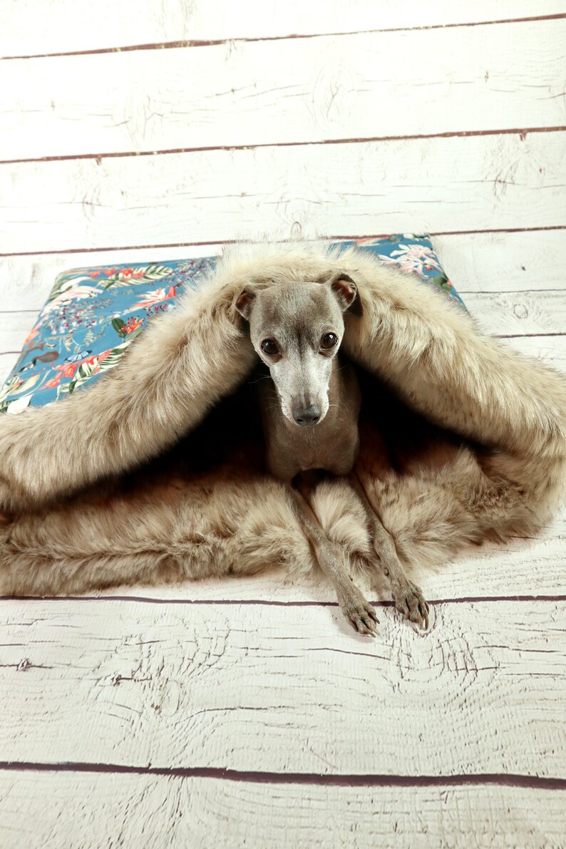 Kuschelhöhle Höhle Hund Höhle Windhund Hundebett Luxus Etsy