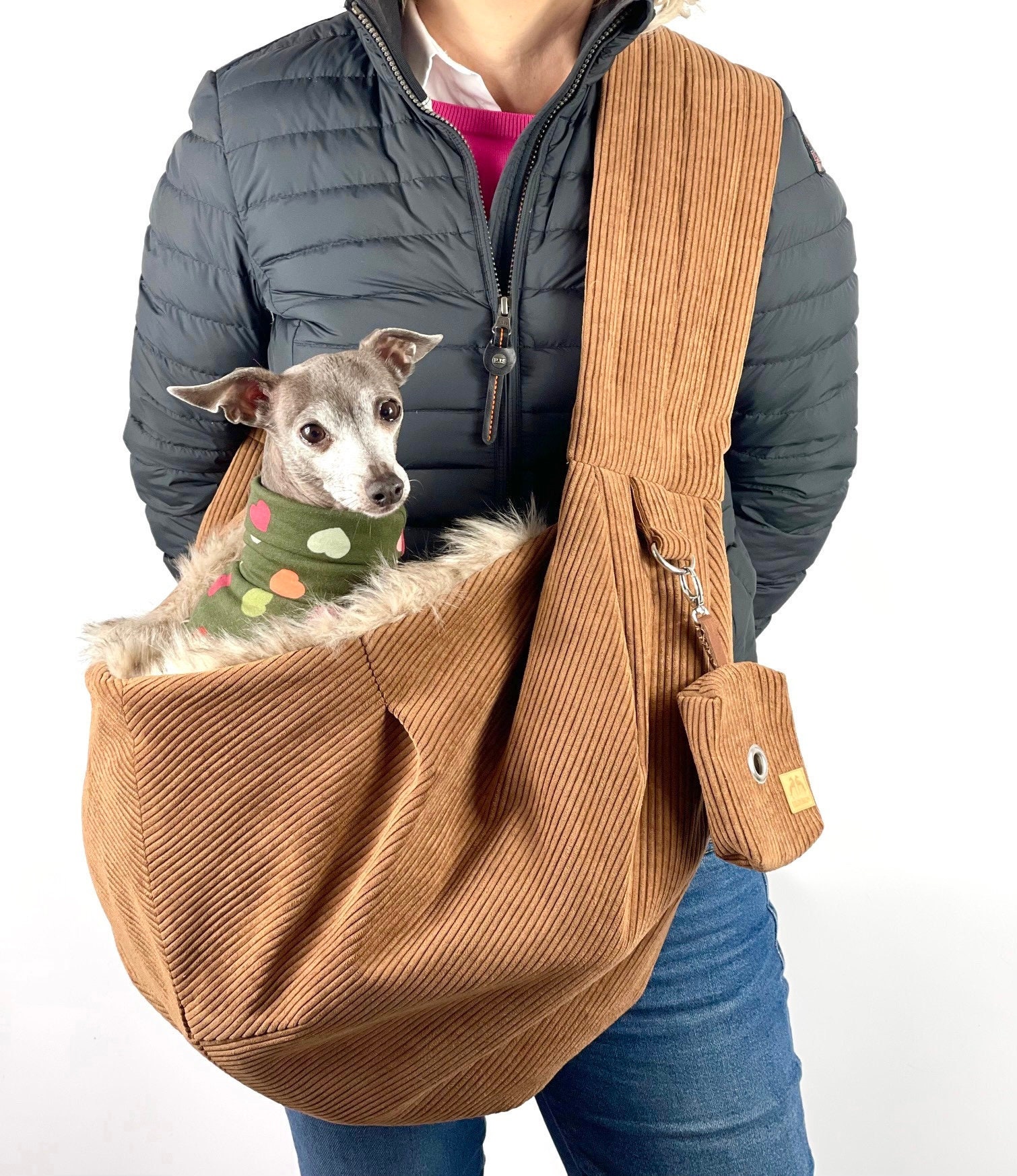 Drastisch Herstellen een keer Tas voor honden draagtas hondentas met bont rugzak - Etsy Nederland