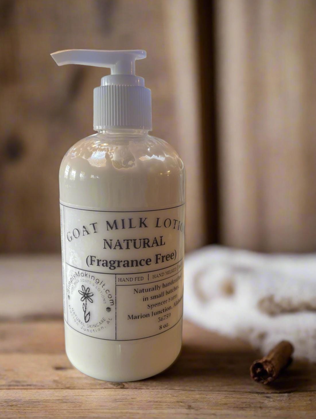Goat Milk Lotion - Natuurlijke, geurvrije, volledig natuurlijke lotion - 8 oz