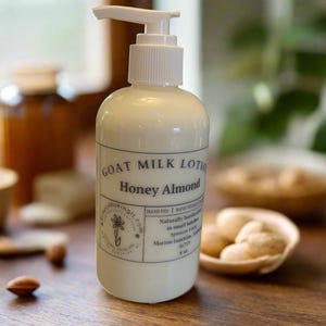 Goat Milk Lotion - Honig-Mandel-Befeuchtung aller natürlichen Lotion 8 oz