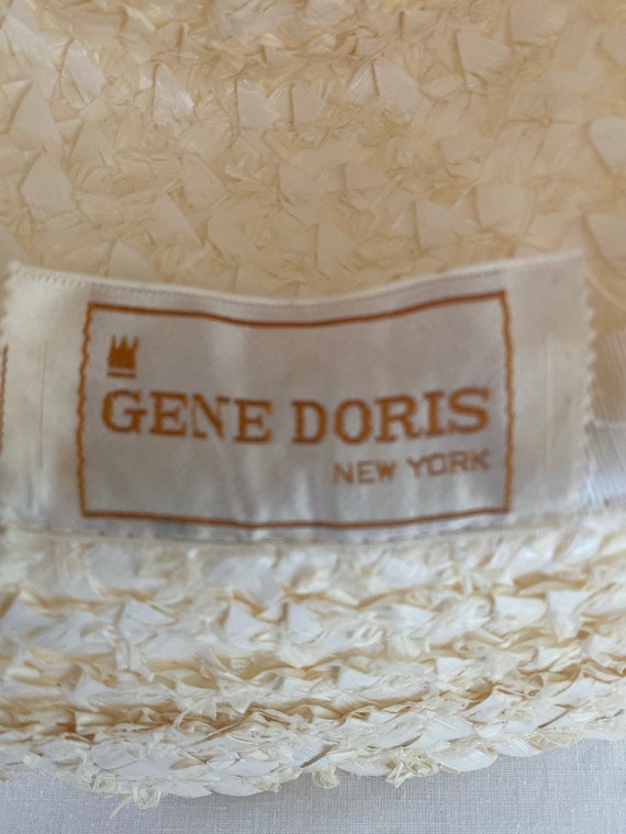 Vintage 1960s Gene Doris hat  New York cream raff… - image 10